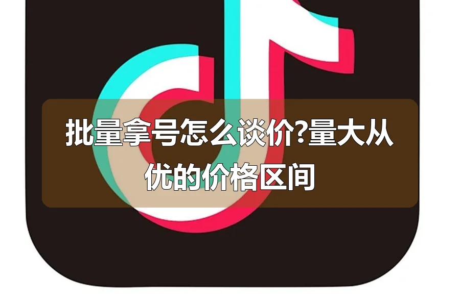 批量拿号怎么谈价?量大从优的价格区间